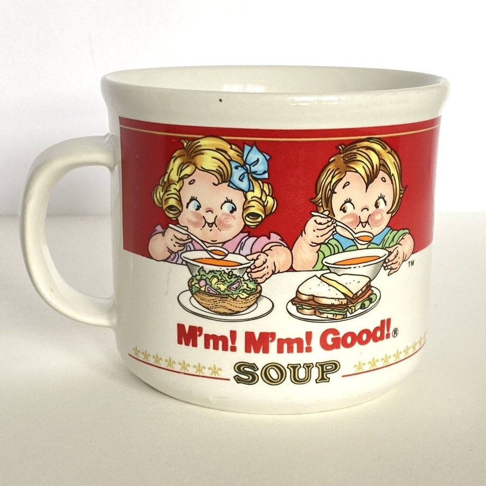 1989 Campbells Kids Soup Mug Great Cond No Chips or Cracks M’m! M’m! Good!